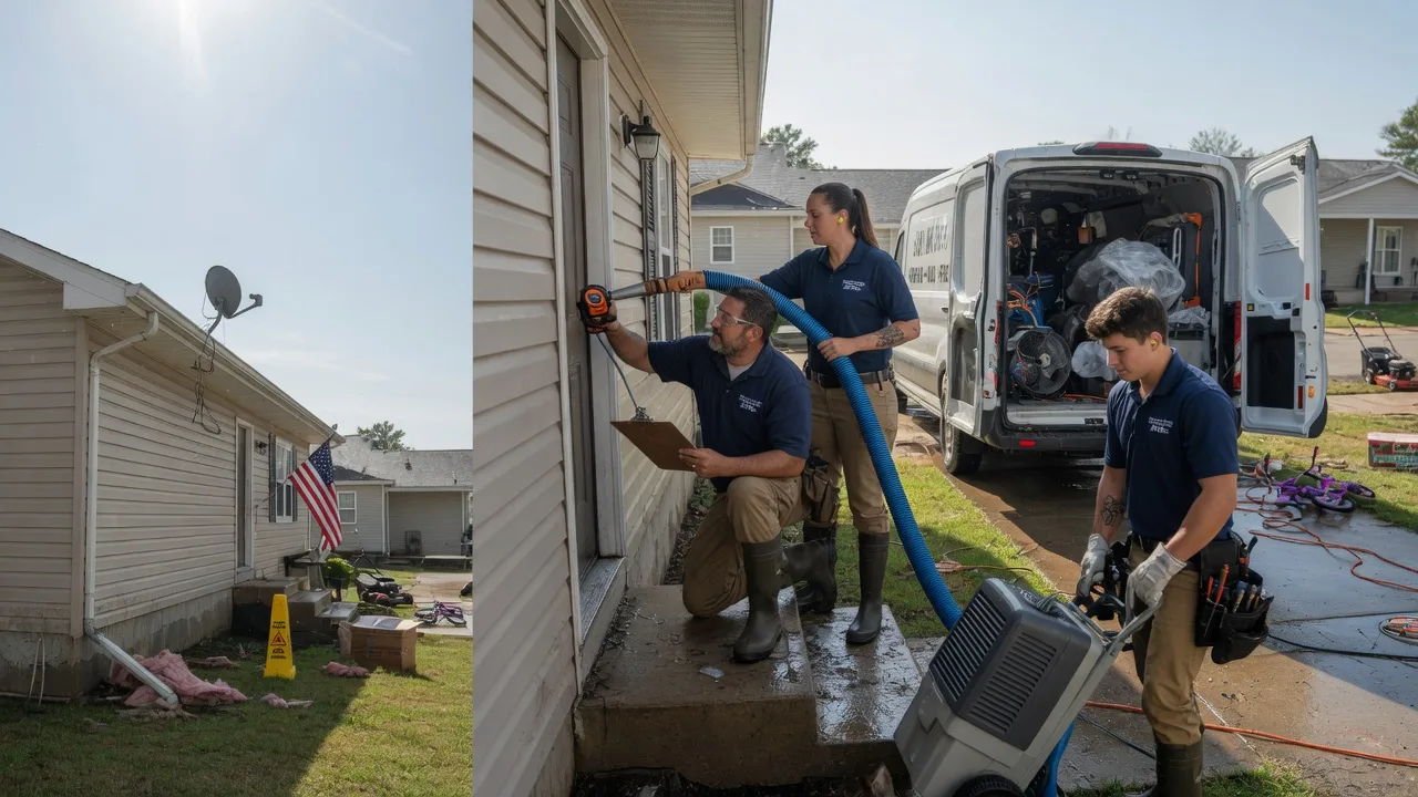 Ceiling Water Damage Restoration in Marshall, NC near me